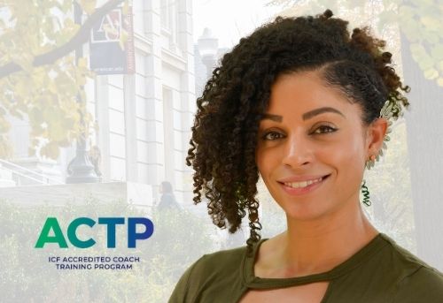 Executive Coaching student with ACTP logo (Accredited Coach Training Program)