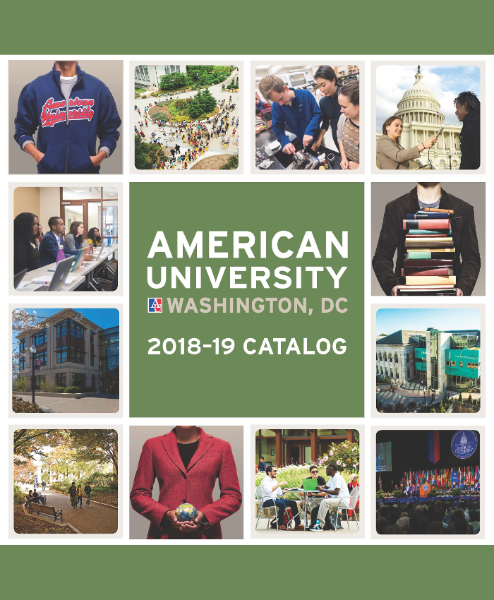 University Catalog American University, Washington, DC