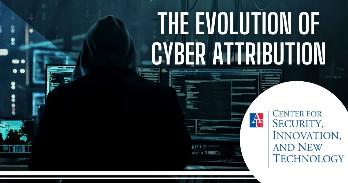 title slide for CSINT article - The Evolution of Cyber Attribution