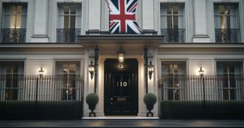 Exterior of 10 Downing Street in the United Kingdon
