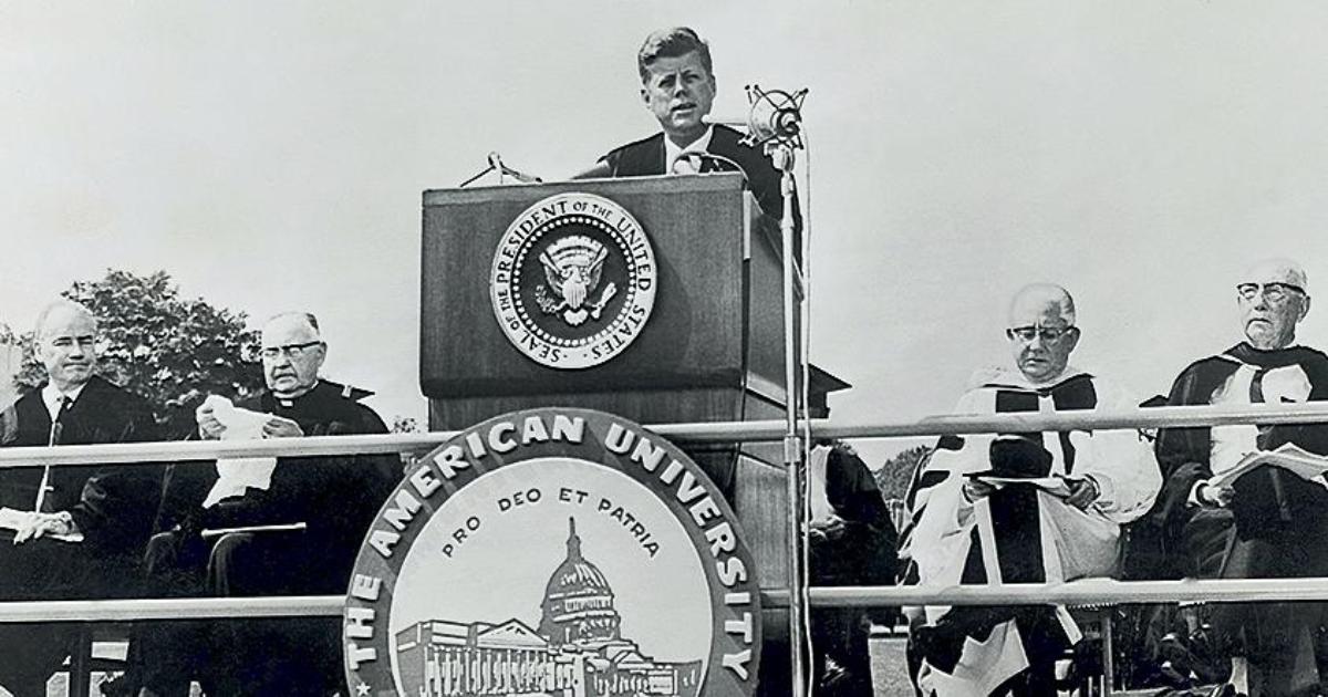 JFK Commencement Speech American University, Washington, DC