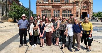 Over the summer, SIS professors Hrach Gregorian and Carolyn Gallaher led a group of students in a practicum titled Peacebuilding in Northern Ireland: Assessing the Impact of WAVE Trauma Centre.