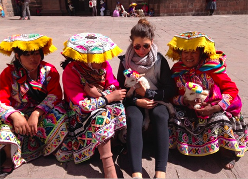 Natalie Hutchison in Peru