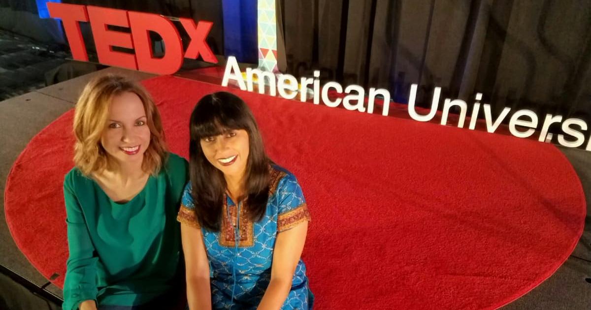 Caty Borum and Leena Jayaswal TEDx American University