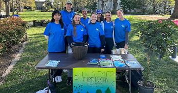 Gemma Puglisi's PR Capstone students hold events to spread awareness on The Climate, Inc. for AU Beautification Day