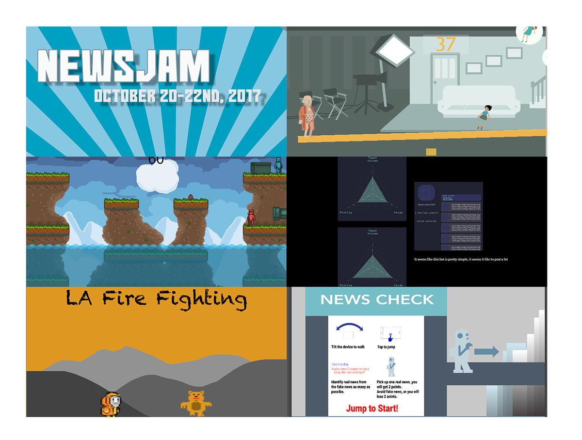 Games created during News Jam, October 20-22nd.