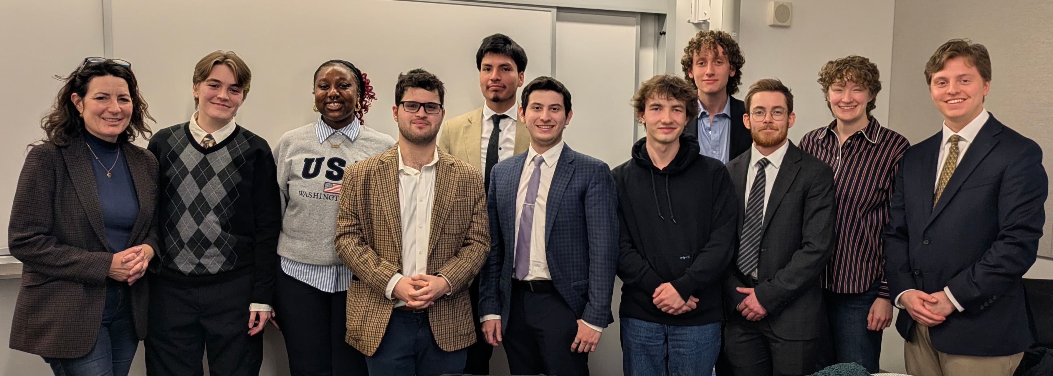 PCD Students gathered for the First Amendment Moot Court skills course final. Photographed on February 22nd, 2026