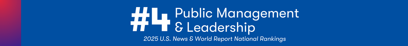 Public Management and Leadership US News and World Report Rankings