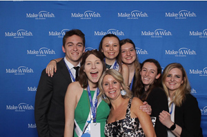 Vivian with her colleagues at her internship at the Make-a-Wish Foundation