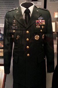 General Powell's uniform on display at African American History Museum