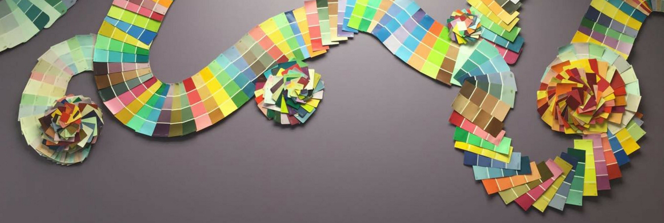 Paint Chip Wall Art from CDI Office