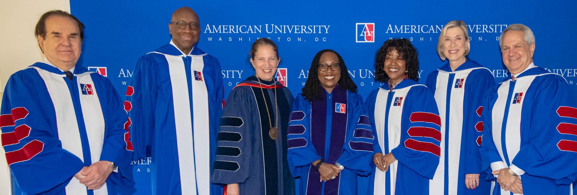 AU Trustees at Washington College of Law Commencement