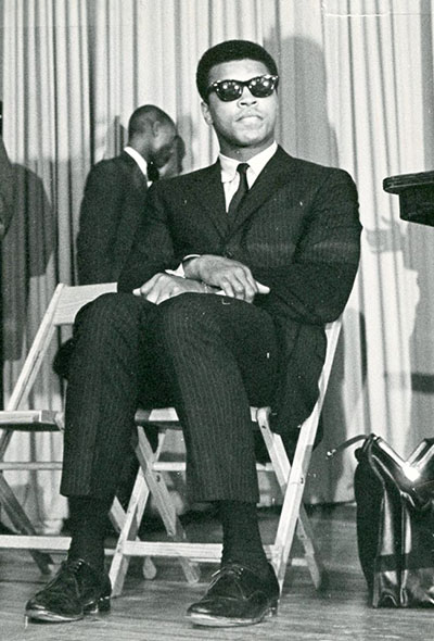 Muhammad Ali visits AU 1968