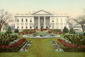 white house and gardens