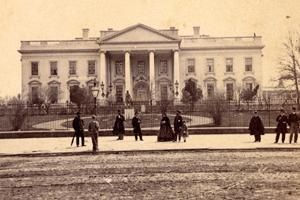 North Grounds of the White House, circa 1860s. 