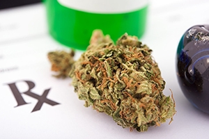 Medical marijuana prescription.