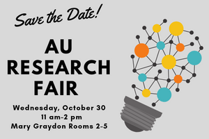 Save the Date for AU Research Fair