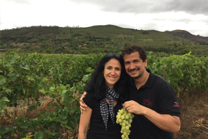 Roig and his wife at their winery.