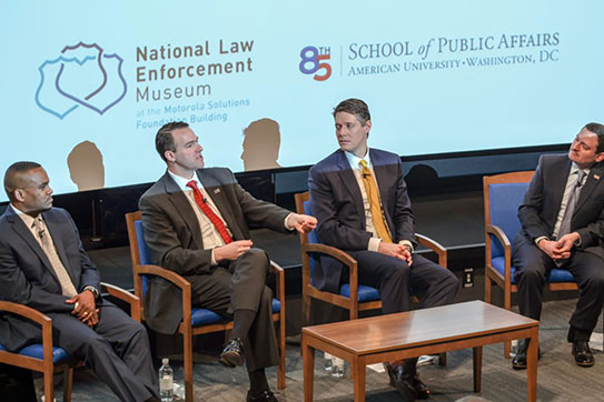 Panelists at National Law Enforcement Museum event