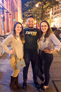 Jessica with fellow Tiffin University students in DC