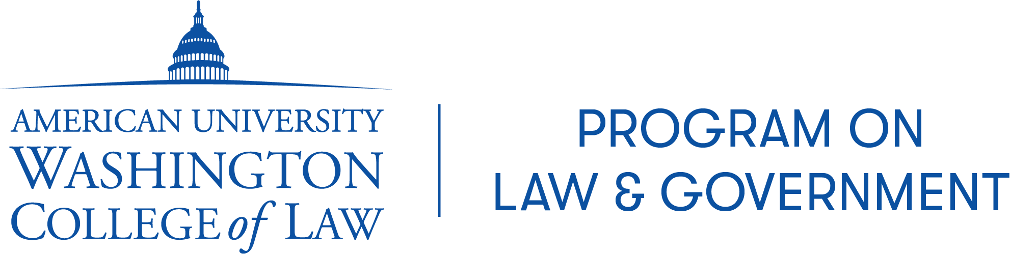 program_law_government_blue_horizontal AUWCL Program on Law and Gov Logo