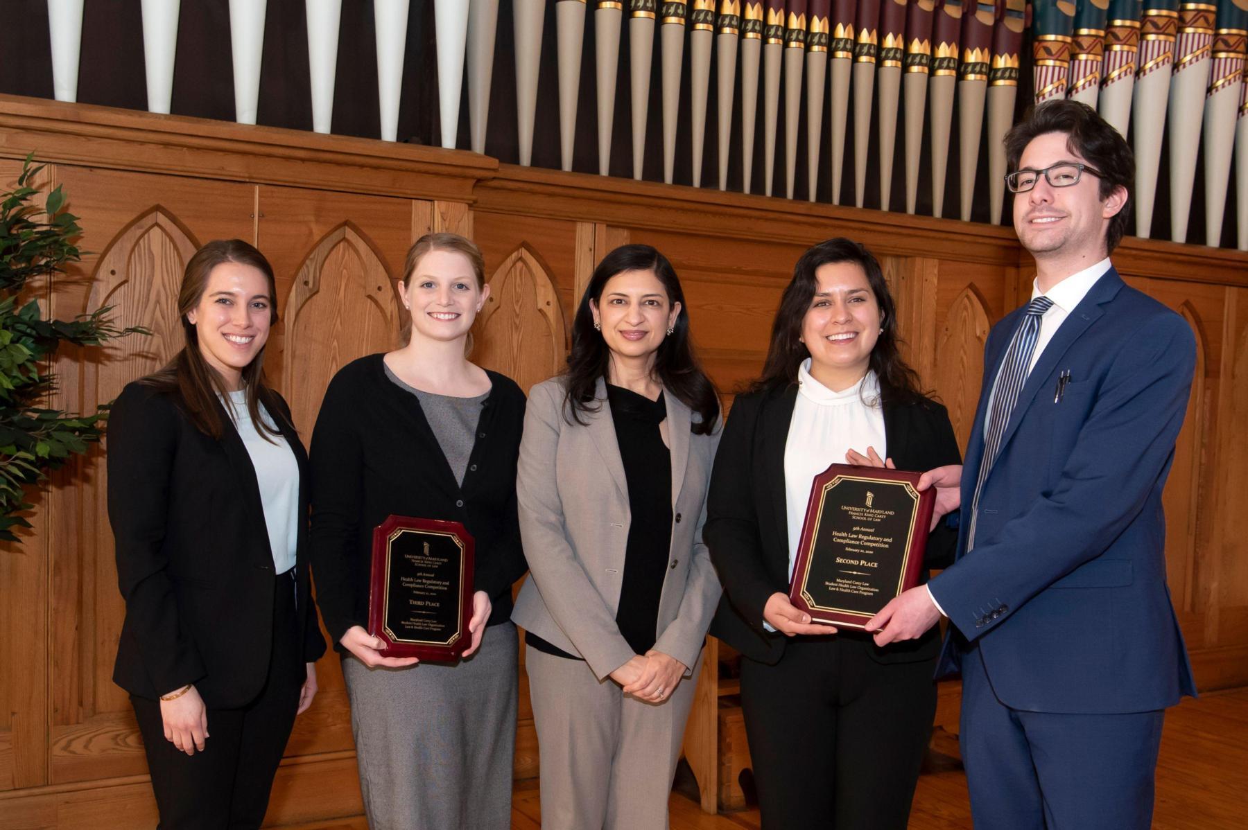 AUWCL Places Second and Third at the 9th Annual Health Law Regulatory & Compliance Competition