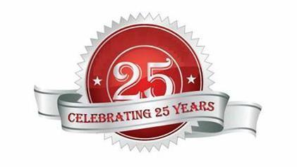 25 Year Anniversary Logo