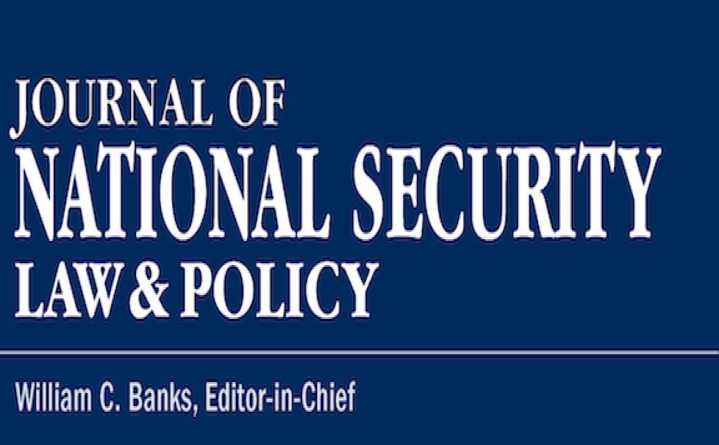Journal of national security law & policy logo