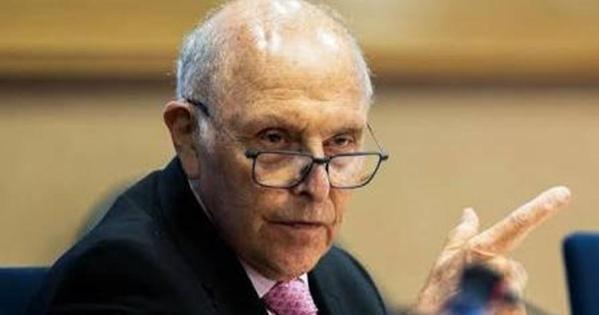 Dean Emeritus Claudio Grossman at the European Parliament headquarters in Brussels